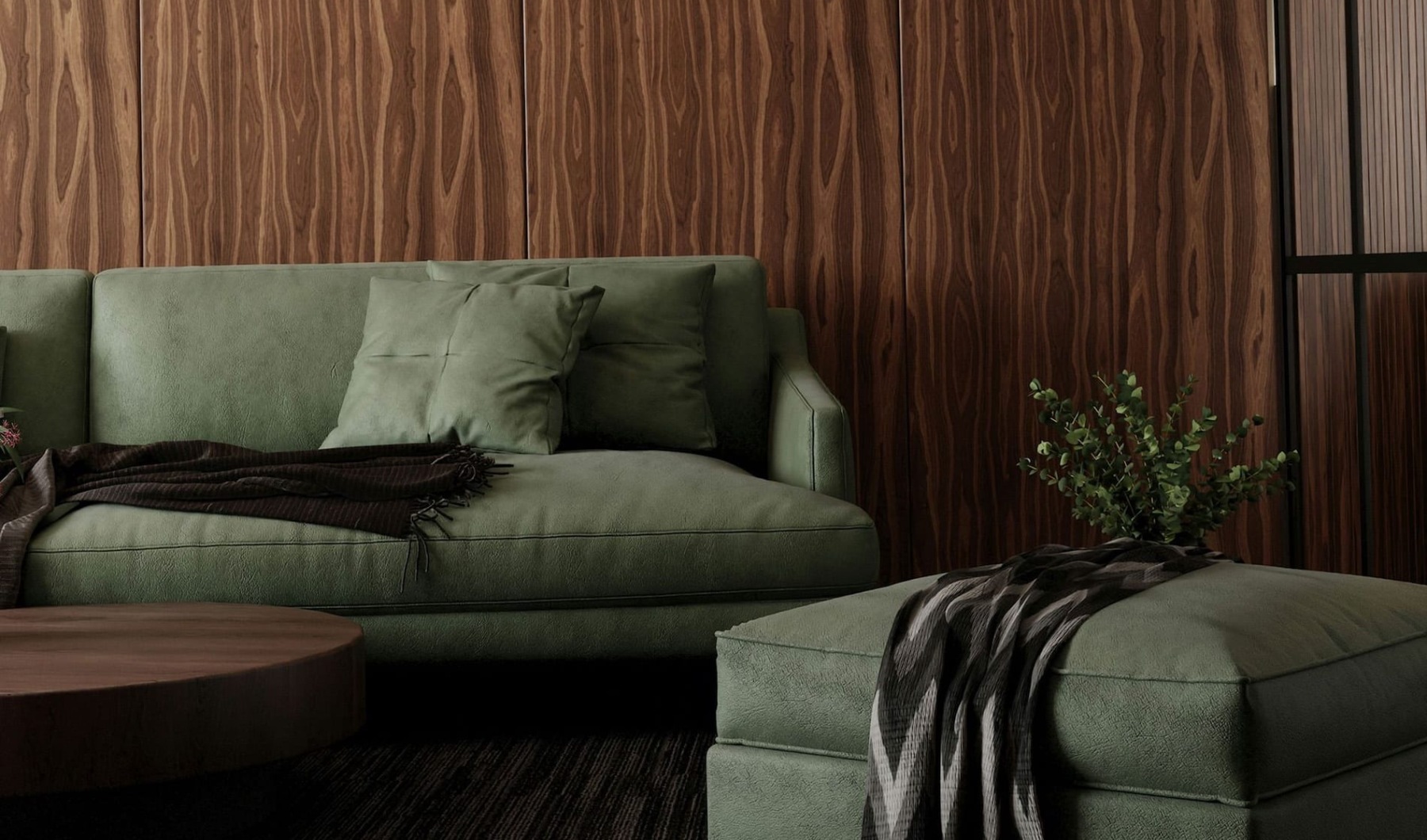 interior decor and couches